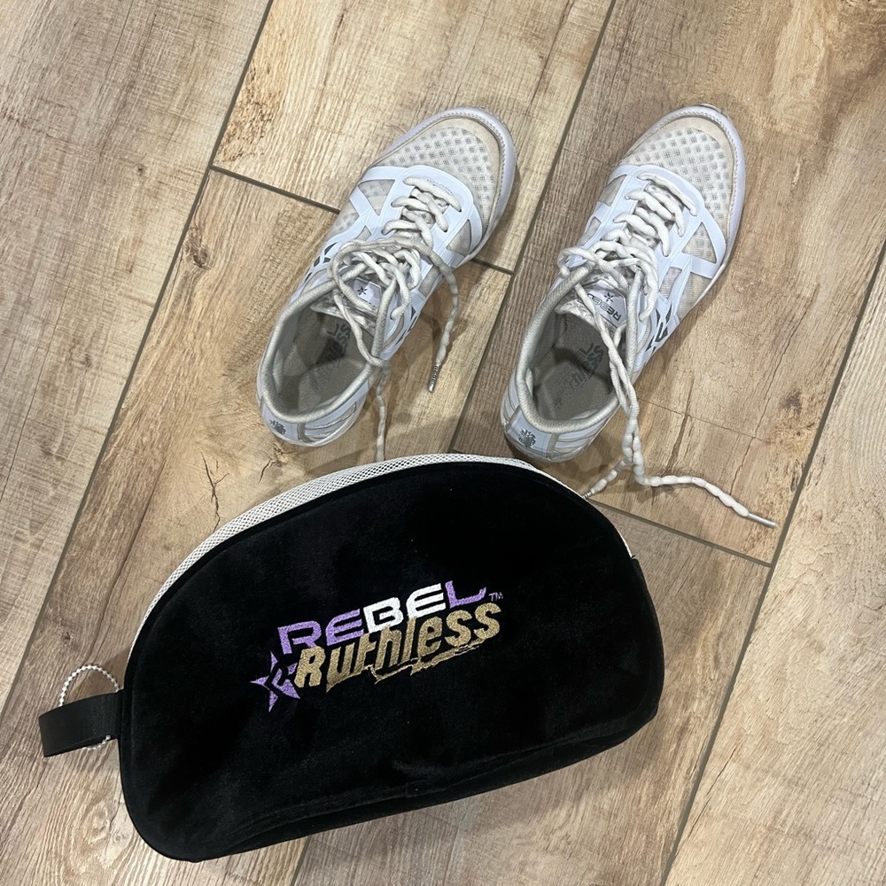 Rebel Athletic White Cheer Shoes